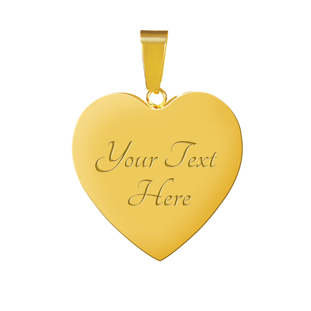 Stay Positive Luxury Heart Bangle