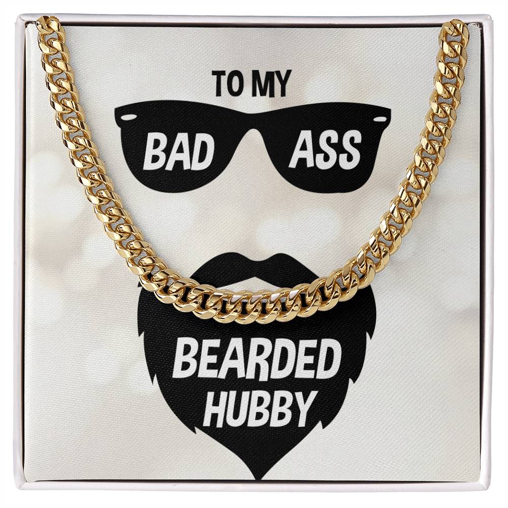 To My Badass Bearded Husband: A Chain to Match His Strength and Style!
