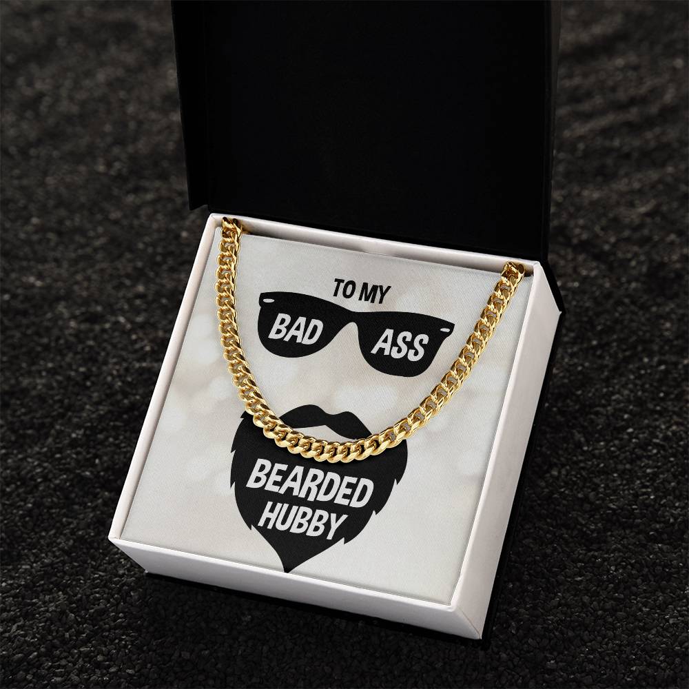 To My Badass Bearded Husband: A Chain to Match His Strength and Style!