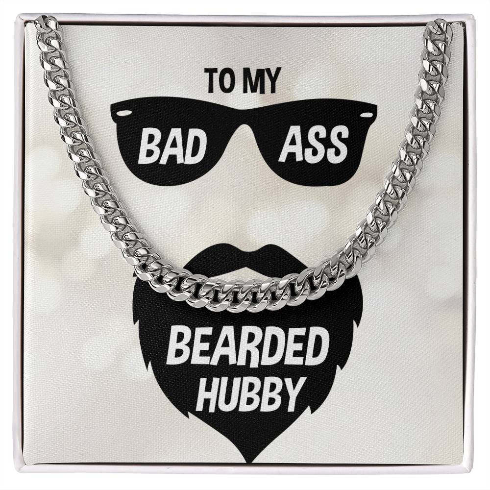 To My Badass Bearded Husband: A Chain to Match His Strength and Style!