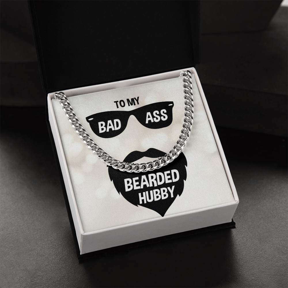To My Badass Bearded Husband: A Chain to Match His Strength and Style!