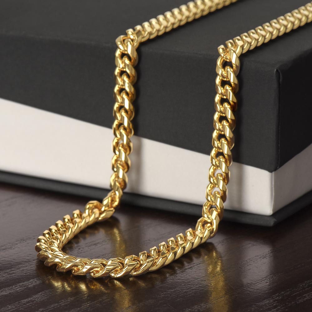 Classic Men's Cuban Link Chain – Bold and Timeless Style!