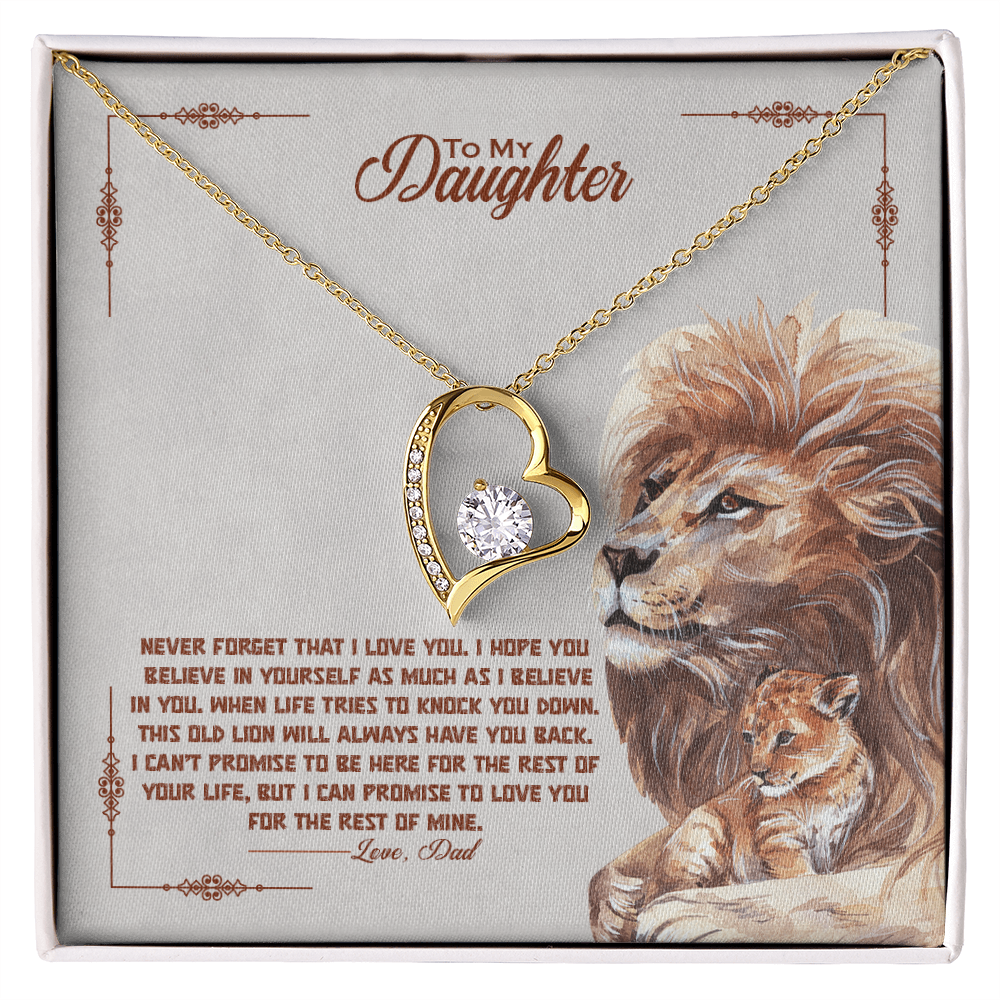 To My Daughter – Forever Love Necklace
