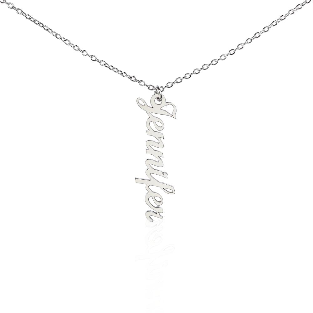 Personalized Multi-Vertical Name Necklace