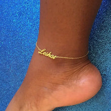 Load image into Gallery viewer, Custom Name Anklets