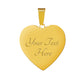 Stay Positive Luxury Heart Bangle
