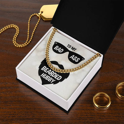 To My Badass Bearded Husband: A Chain to Match His Strength and Style!