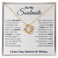 To My Soulmate – Love Knot Necklace