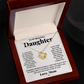 To My Daughter – Love Knot Necklace
