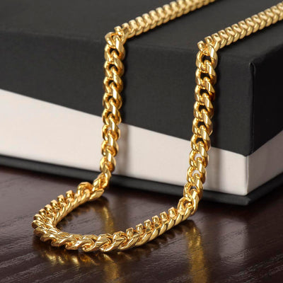 Classic Men's Cuban Link Chain – Bold and Timeless Style!