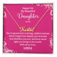 Happy 21st Birthday Personalized Name Necklace