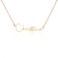 Custom Name Necklace – Personalized Sterling Silver or Gold Pendant
