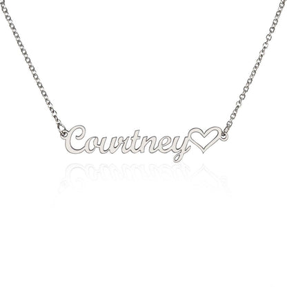 Personalized  Heart Name Necklace!