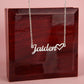 Personalized  Heart Name Necklace!
