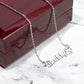 World’s Best Dog Mom Personalized Name Necklace!