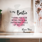 To My Bestie – Custom Acrylic Puzzle Piece Gift