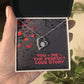 You + Me = The Perfect Love Story - Forever Love Necklace