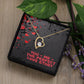 You + Me = The Perfect Love Story - Forever Love Necklace