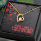 You + Me = The Perfect Love Story - Forever Love Necklace