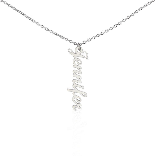 Personalized Multi-Vertical Name Necklace