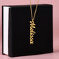 Personalized Multi-Vertical Name Necklace