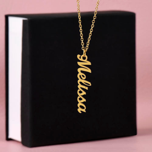 Personalized Multi-Vertical Name Necklace
