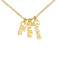 Personalized Multi-Vertical Name Necklace