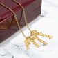 Personalized Multi-Vertical Name Necklace