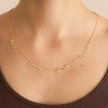 Load image into Gallery viewer, Custom Name Necklace Personalized 1-5 Multiple Names