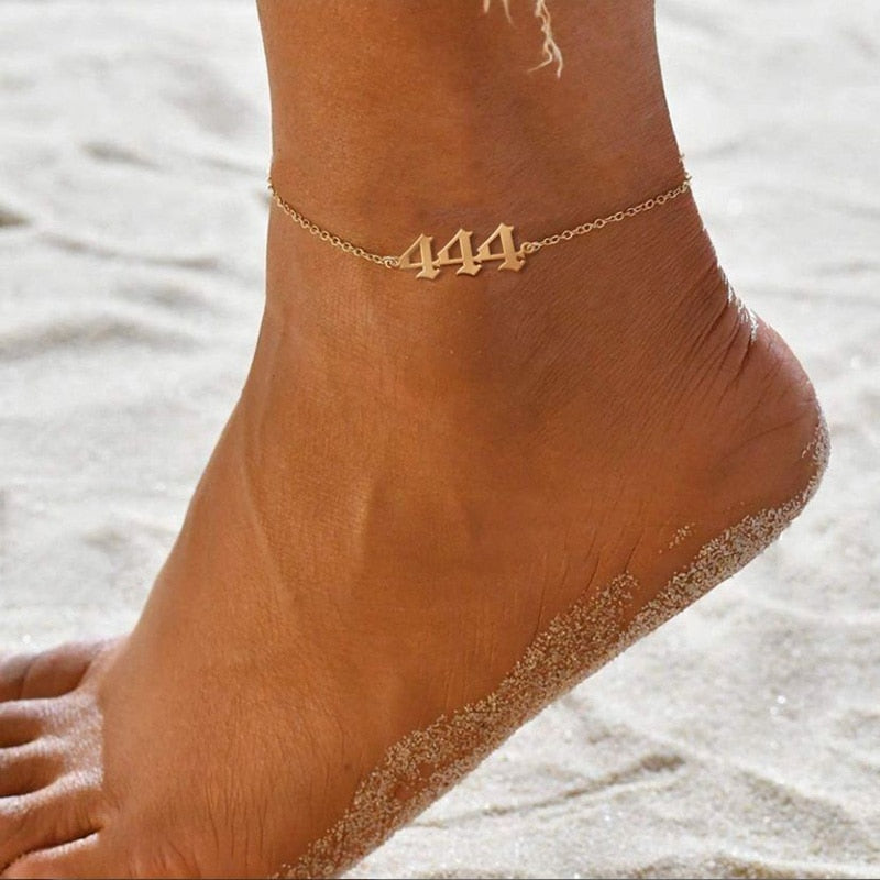 Angel Number Anklets