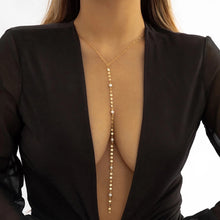 Load image into Gallery viewer, Sexy Long Tassel Pendant Chest Chain Necklace