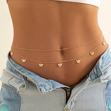 Load image into Gallery viewer, Sexy Butterfly Belly Belt Waist Chain